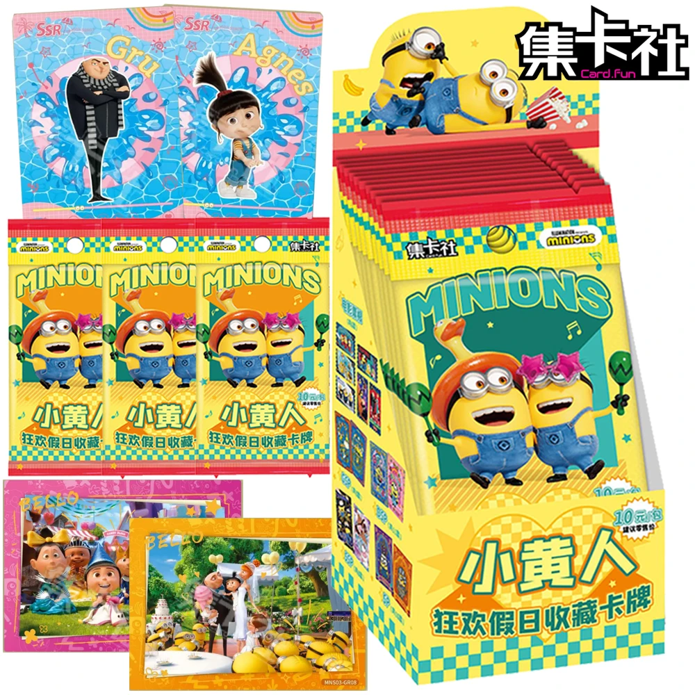 

CARD.FUN, натуральная коллекционная карта миньонов, классическая сюжетная горизонтальная доска, редкие карты, любимые детские подарки-сюрпризы на день рождения