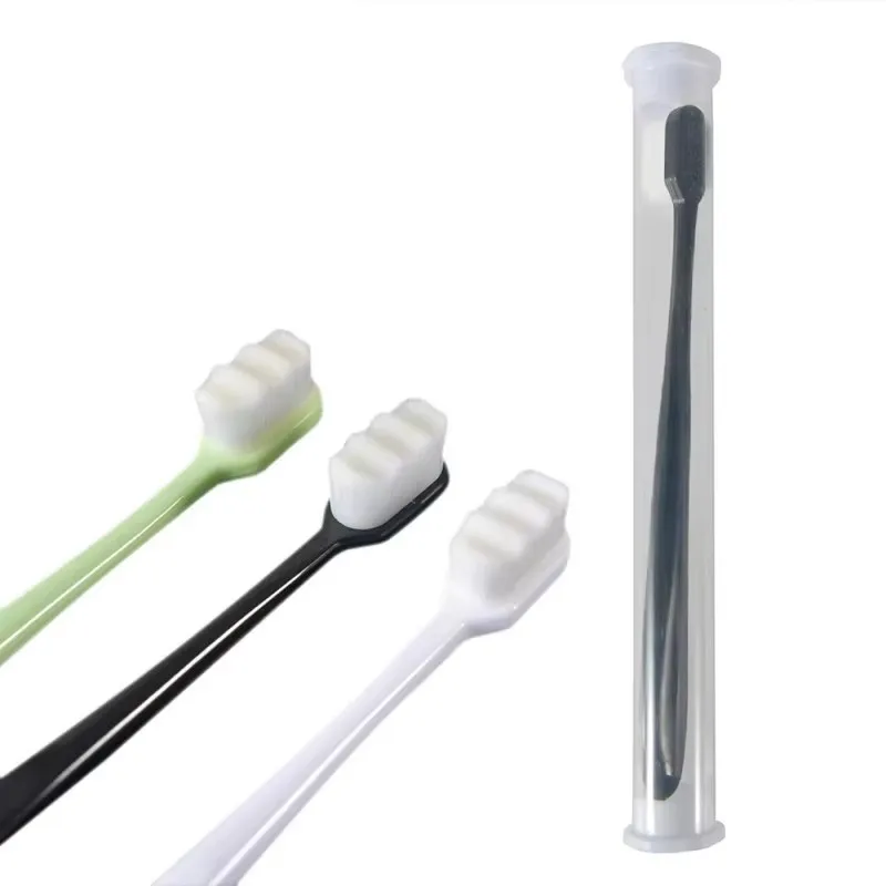 1/3/5Pcs Toothbrush Million Nano Bristle Ultrafine Adult Tooth Brush Teeth Deep Cleaning Dental Oral Care Brush Portable Travel