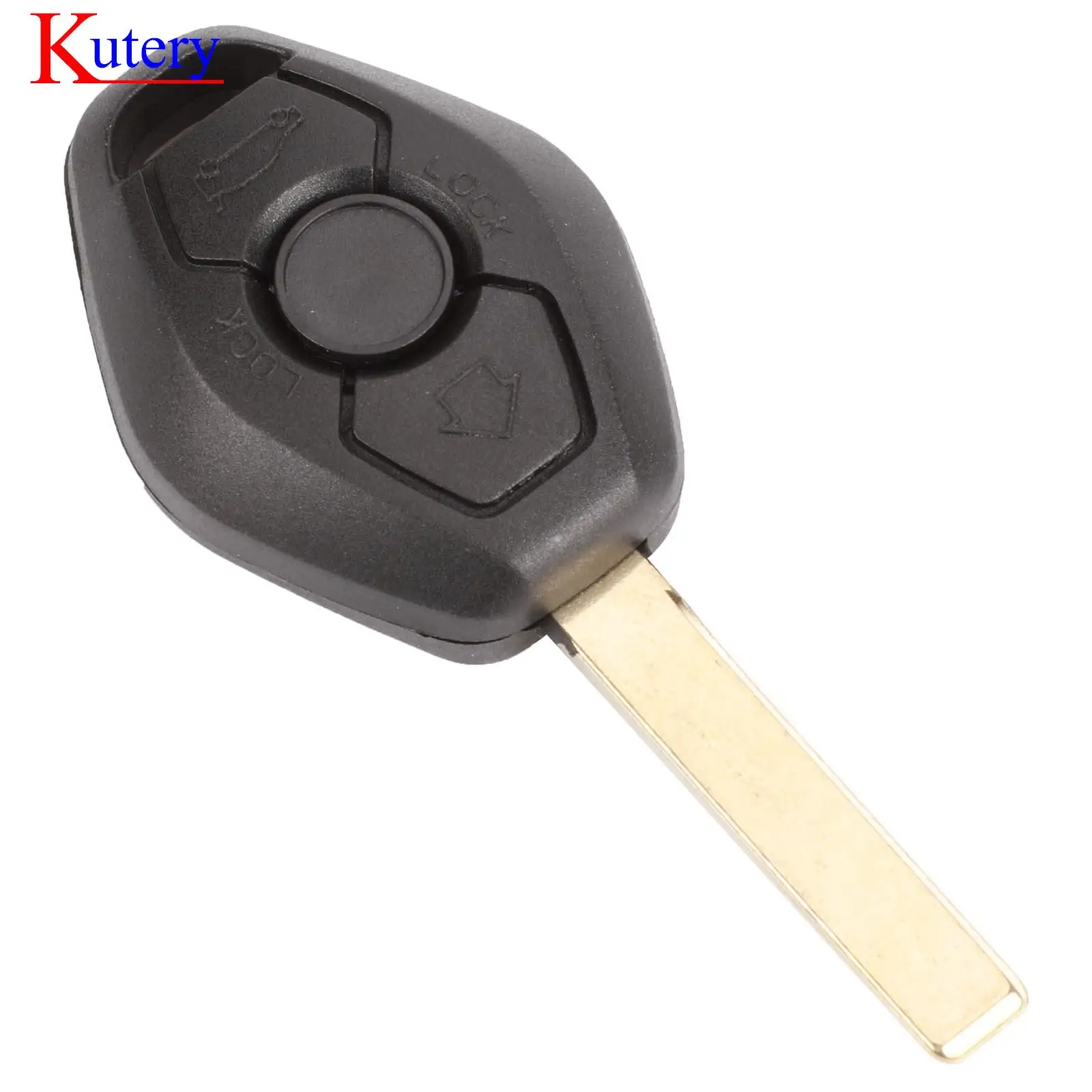 jingyuqin 3 Buttons Replacement Remote Car Key Shell Case Fob For BMW 3 5 7 Series 325 X5 X3 Z3 Z4 HU92 /HU58 Blade