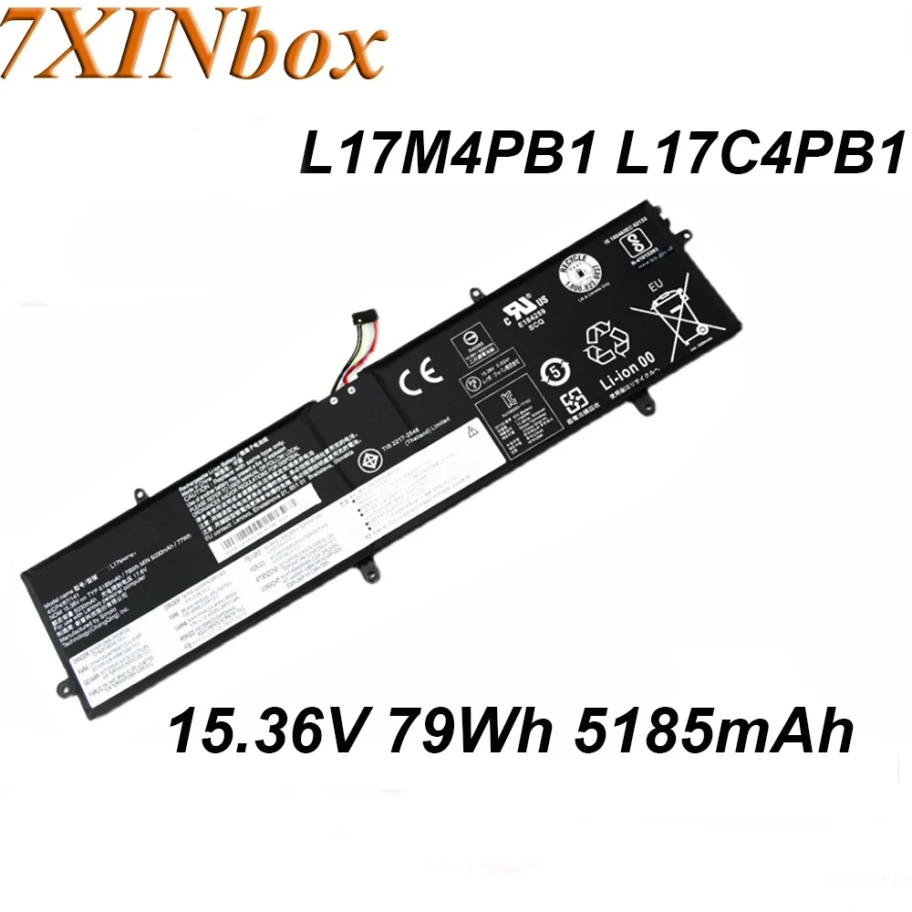 

7XINbox L17M4PB1 L17C4PB1 15.36V 79Wh Laptop Battery For Lenovo V730-15-ISE V730-15-IFI IdeaPad 720S-15IKB-81AC/81CR Series