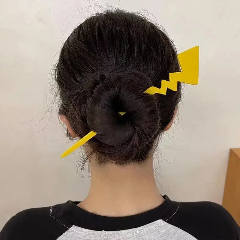 Chinês bola cabeça cabelo carretel, nova decoração, hairpin moderno, alto senso, simples