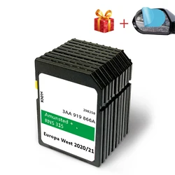 for Skoda Yeti/Praktik/Fabia/Roomster/Octavia/Superb/Rapid GPS RNS 315 Navigation Amunsted+ 2020/21 V12 SD Card 3AA 919 866A