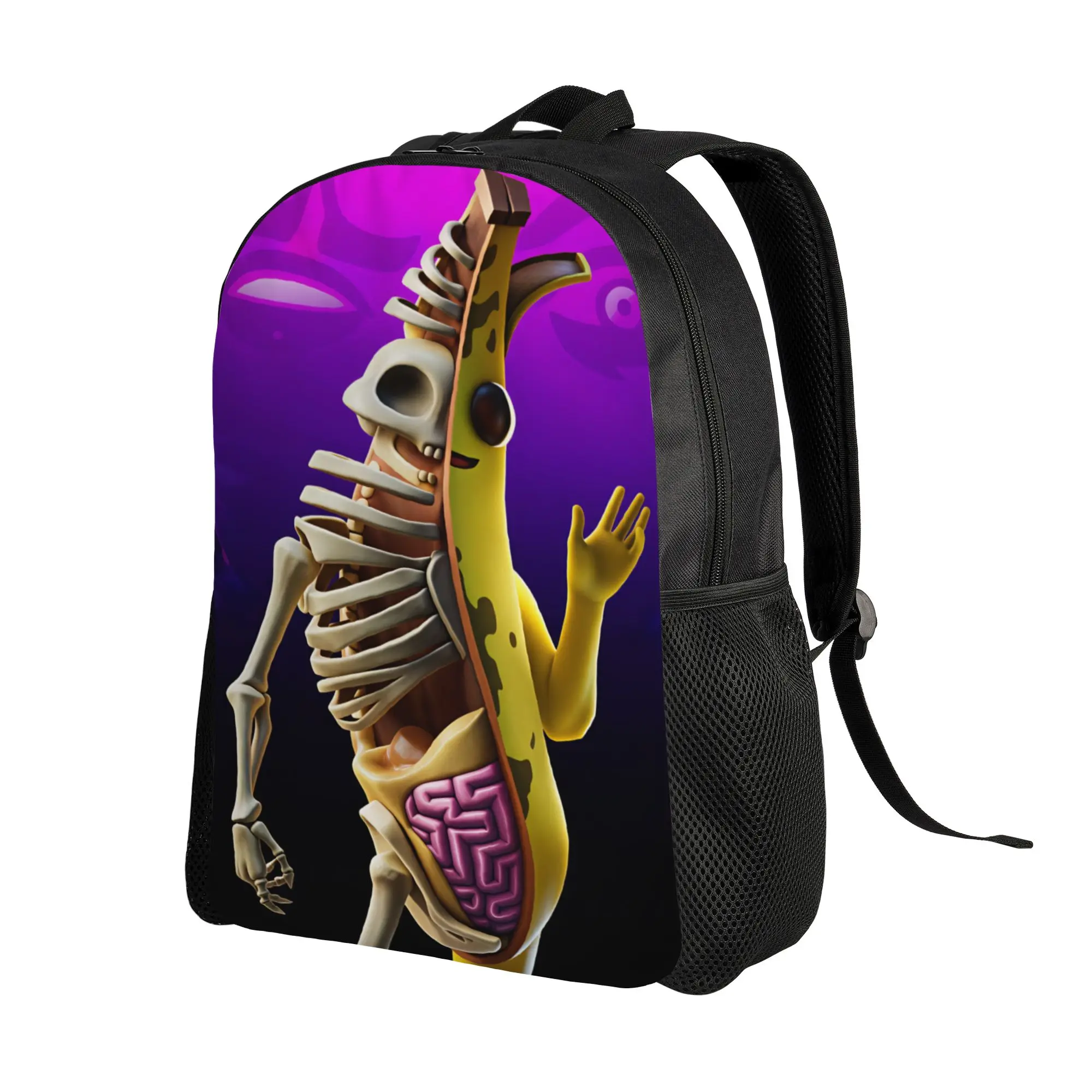 Peely Victory Royale Banana  Backpack  Outdoor Style Backpacks Female Casual School Bags Custom Large Rucksack