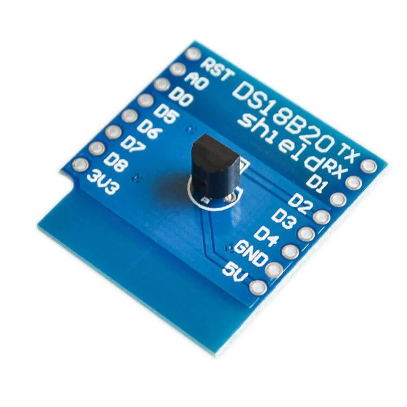 1/2~50/100Pcs DS18B20 Temperature Sensor Module Temperature Measurement Module FOR D1 mini WIFI Expansion Learning Board