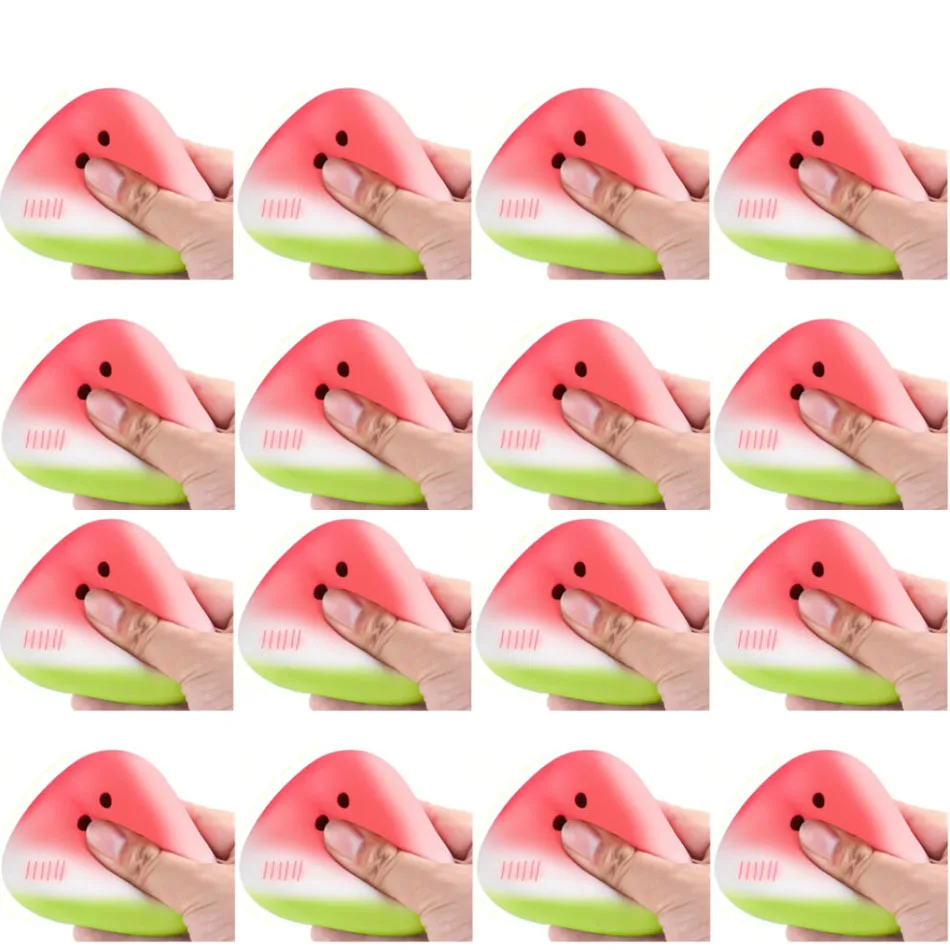 

/Squishy Watermelon Fidget Toy Anti-Stress Slow Rising Fruit Pinch Squeeze Stress Reliever Funny Pressure Reducer Prop for Kids