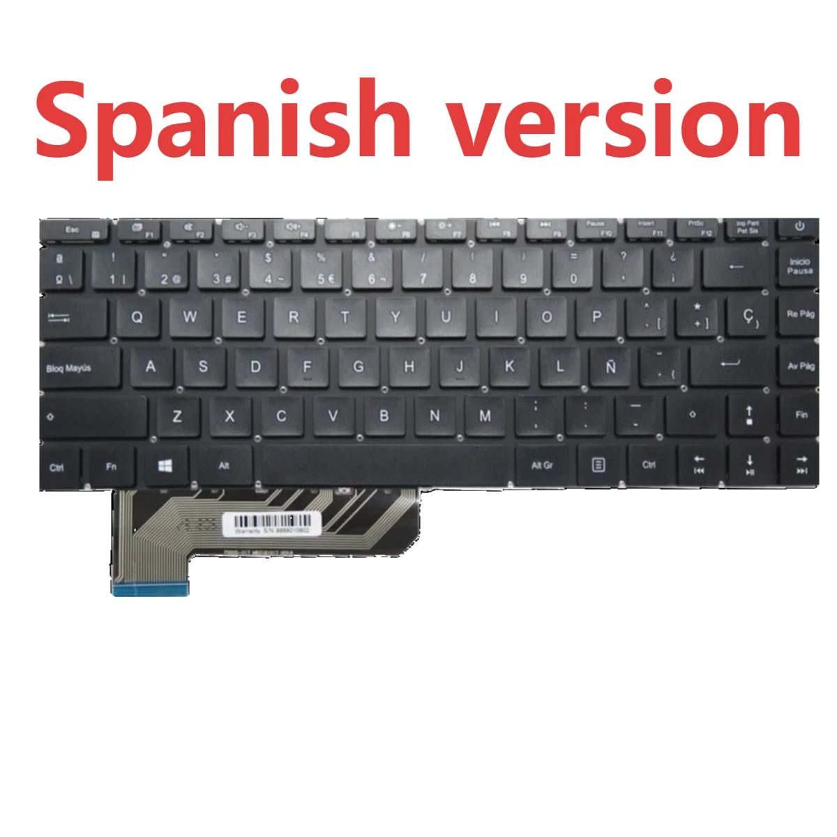 

GWTN141-4 Spanish keyboard For GATEWAY 14.1 ULTRA SLIM GWTN141-10BL GWTN141-10BK GWTN141-10GR GWTN141-10RG GWTN141-4RG -3