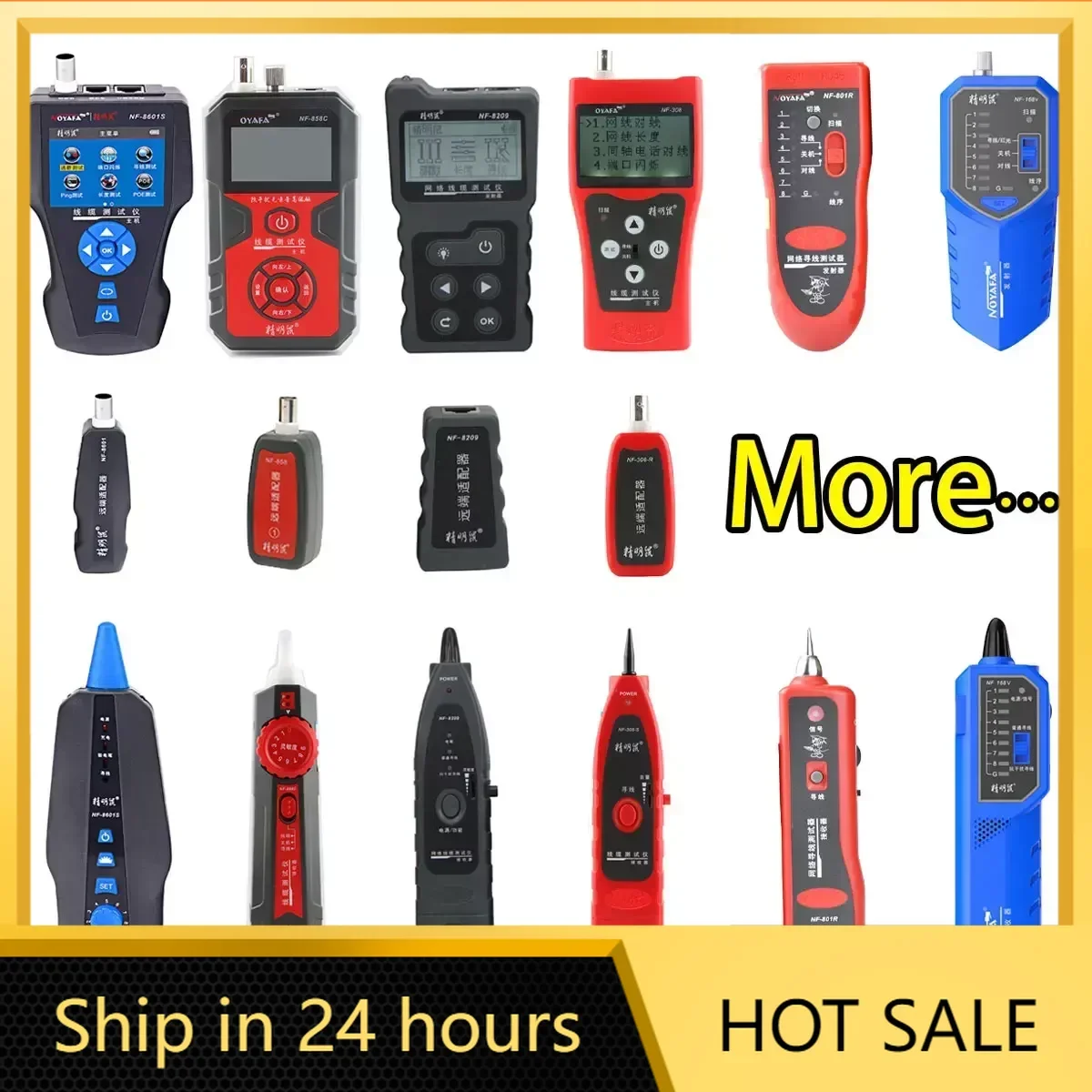 

NOYAFA Accessories NF-8601S Cable Length Tester EMTTER 8209 WIREMAP 308 Wire Fault Locator RECEIVER 858 Wholesale