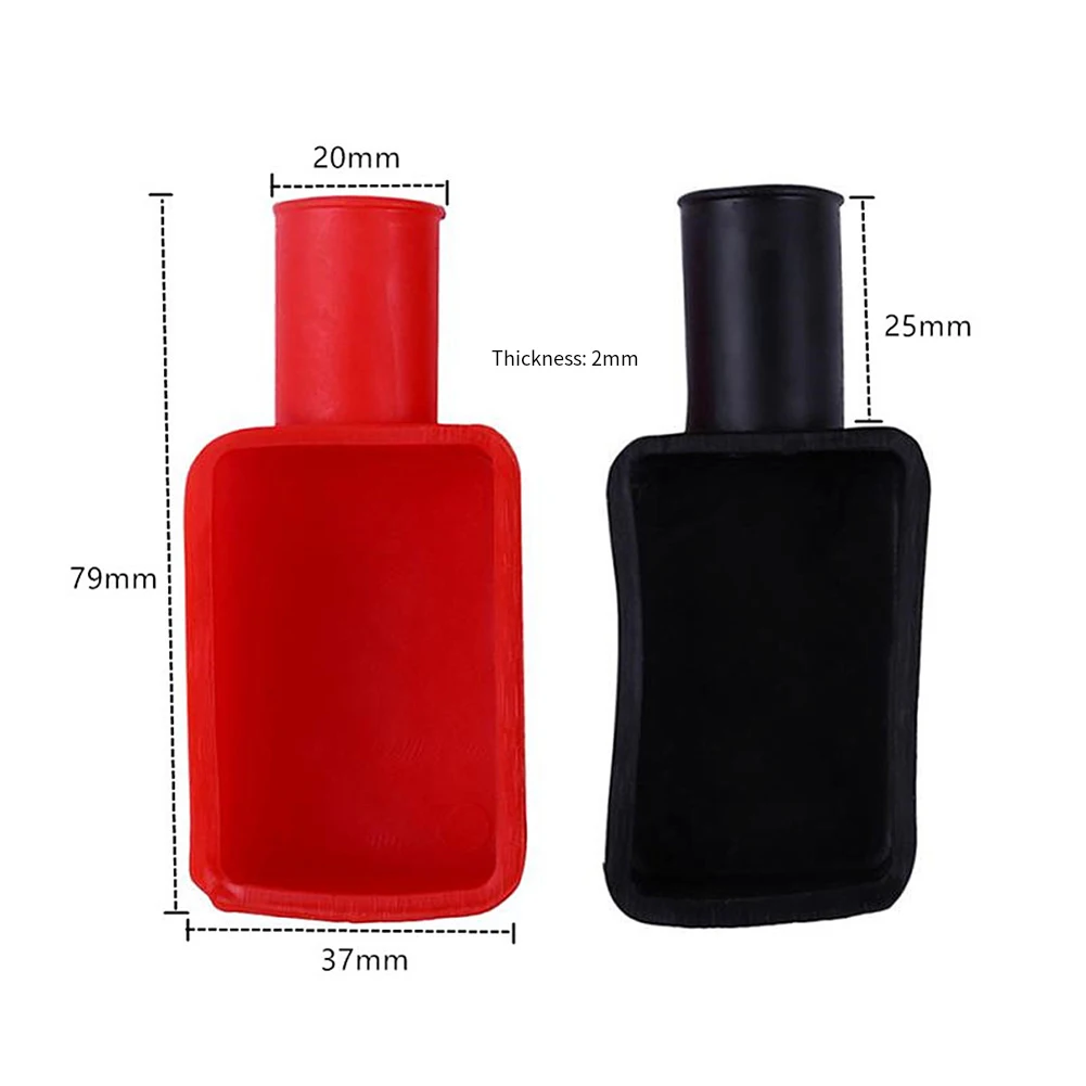 Soft Flexible Plastic Covers for Car Battery Positive and Negative Poles Insulation and Dust Protection for Automotive Terminals