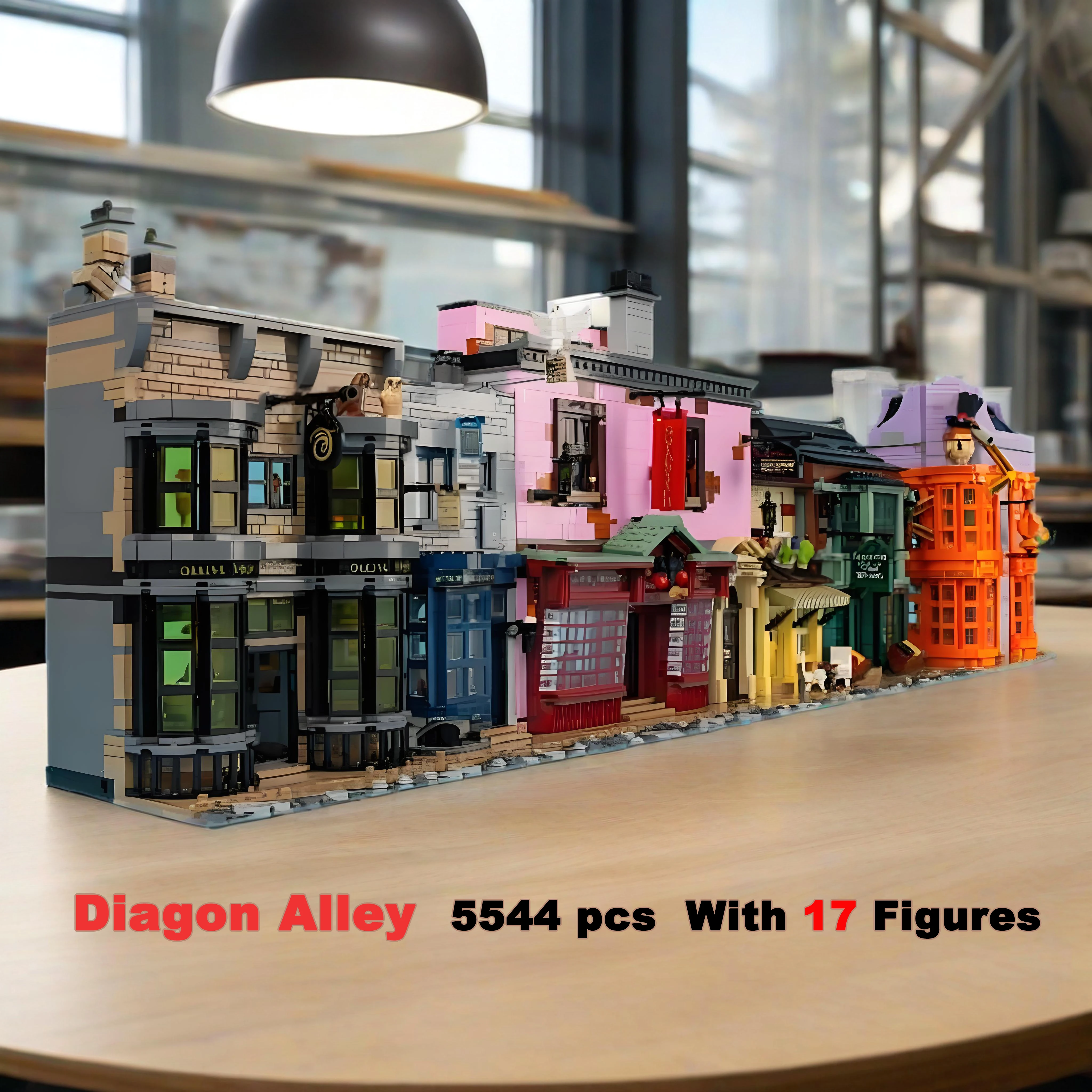 En Stock MOC 5544 Uds. Kits de bloques de construcción de oscilación diagonedos ladrillos Moc 75978 exhibición modelo clásico niños DIY juguetes para niños