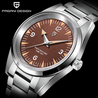 PAGANI DESIGN 2024 New 38mm Fashion Men's VH31 Quartz Watch Sapphire Stainless Steel 10Bar Waterproof Luminescent C3 reloj hombr