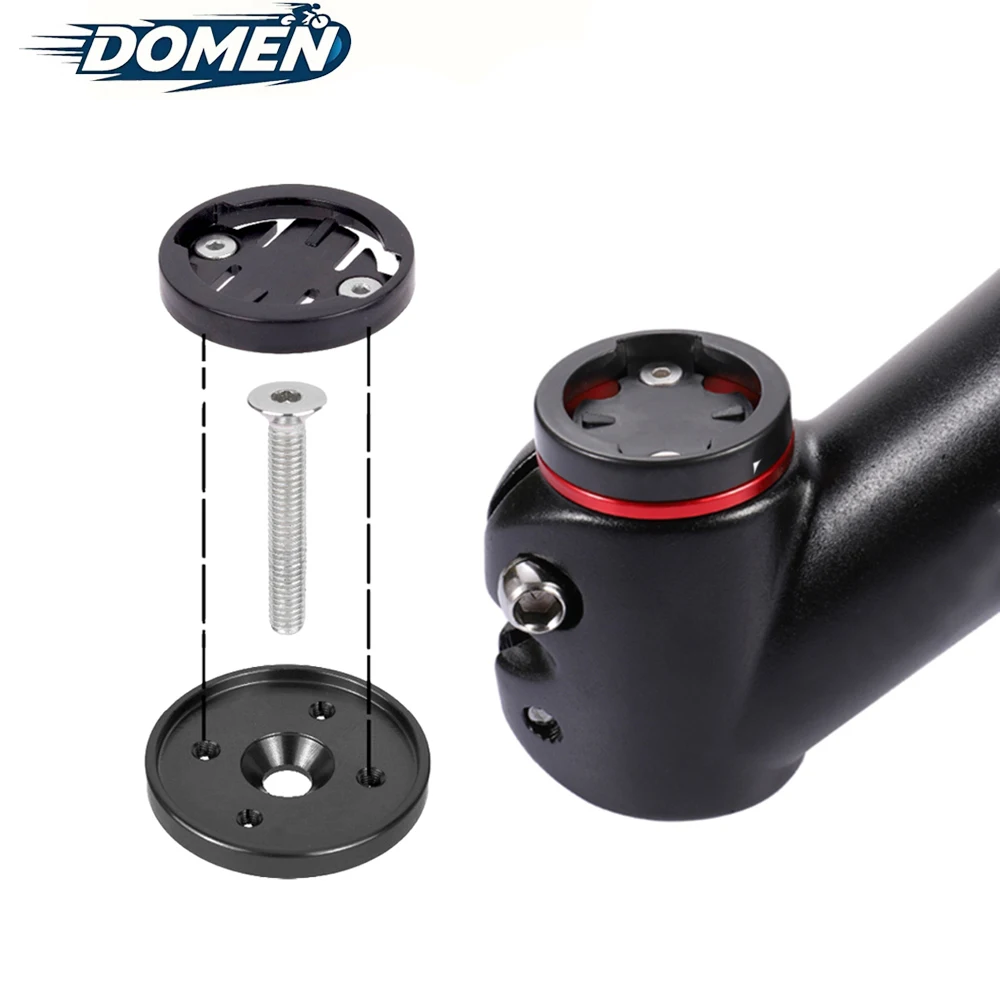 DOMEN Bike Computer Holder For Garmin Bryton Cateye Bicycle Speedometer Mount Stem Top Cap Stopwatch Bracket Bicycle Accessories