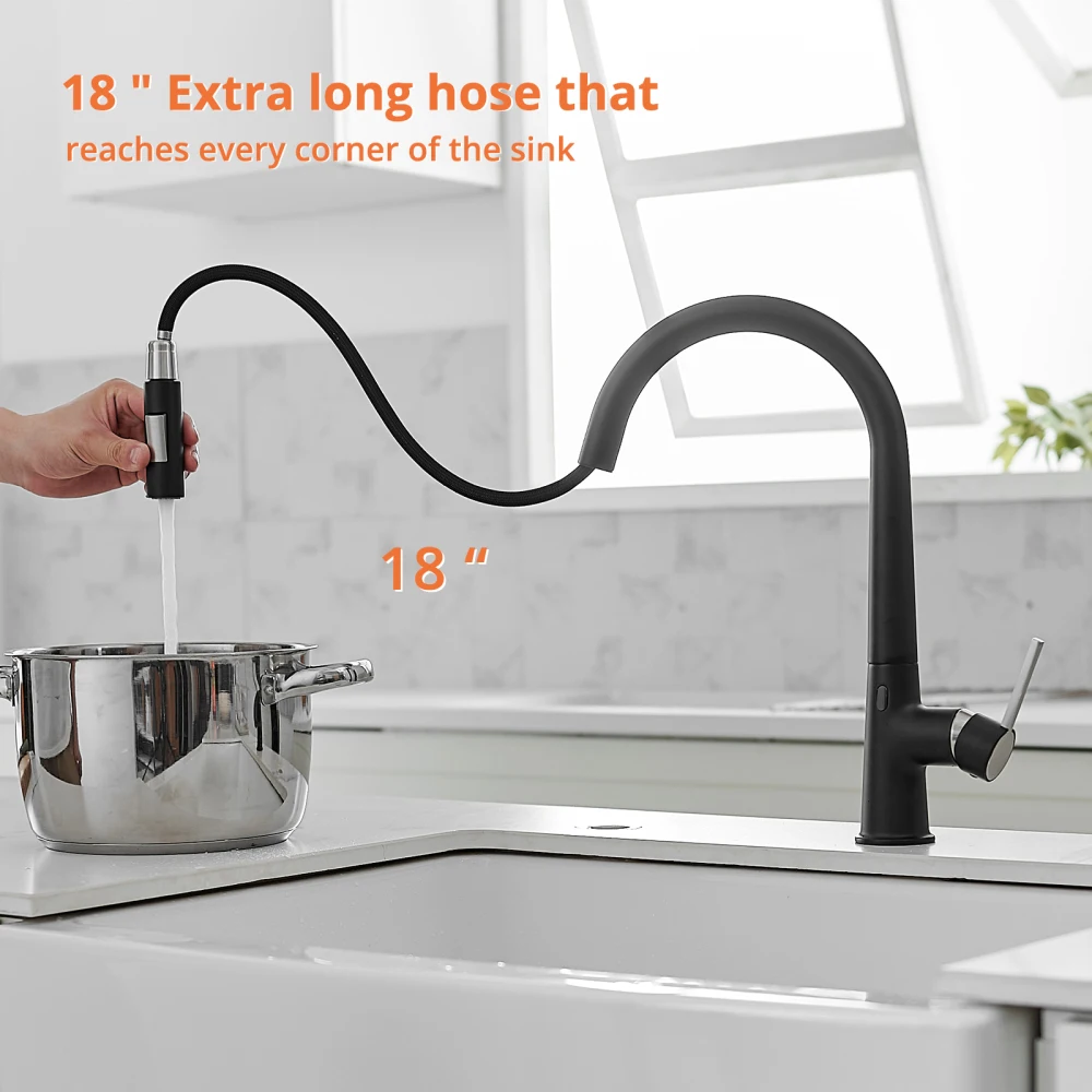 Touchless Kitchen Faucet Hands Free Automatic Smart Kitchen Faucet
