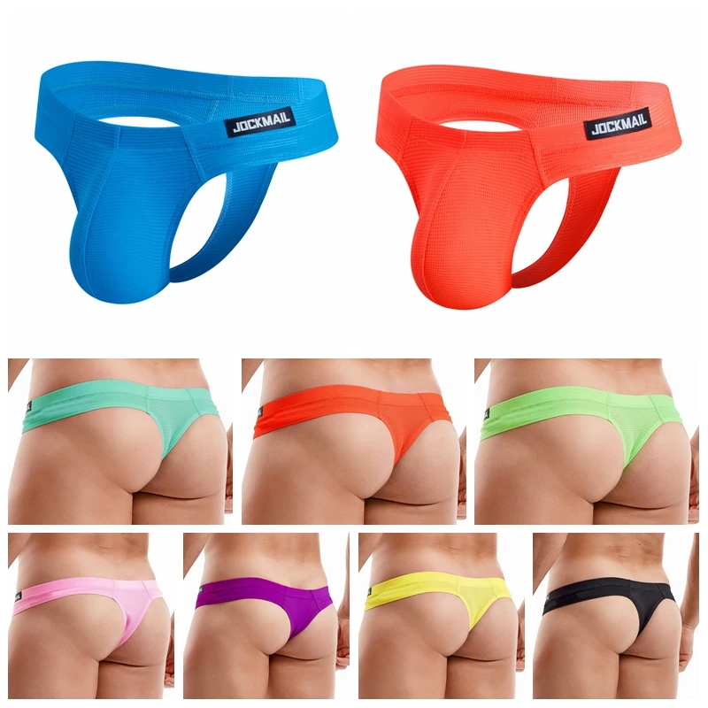 Sexy Underwear Men Briefs Male Mini Panties Penis Pouch String Gay Cuecas Bikini Hombre Lingerie Erotic Thong Ice Transparent