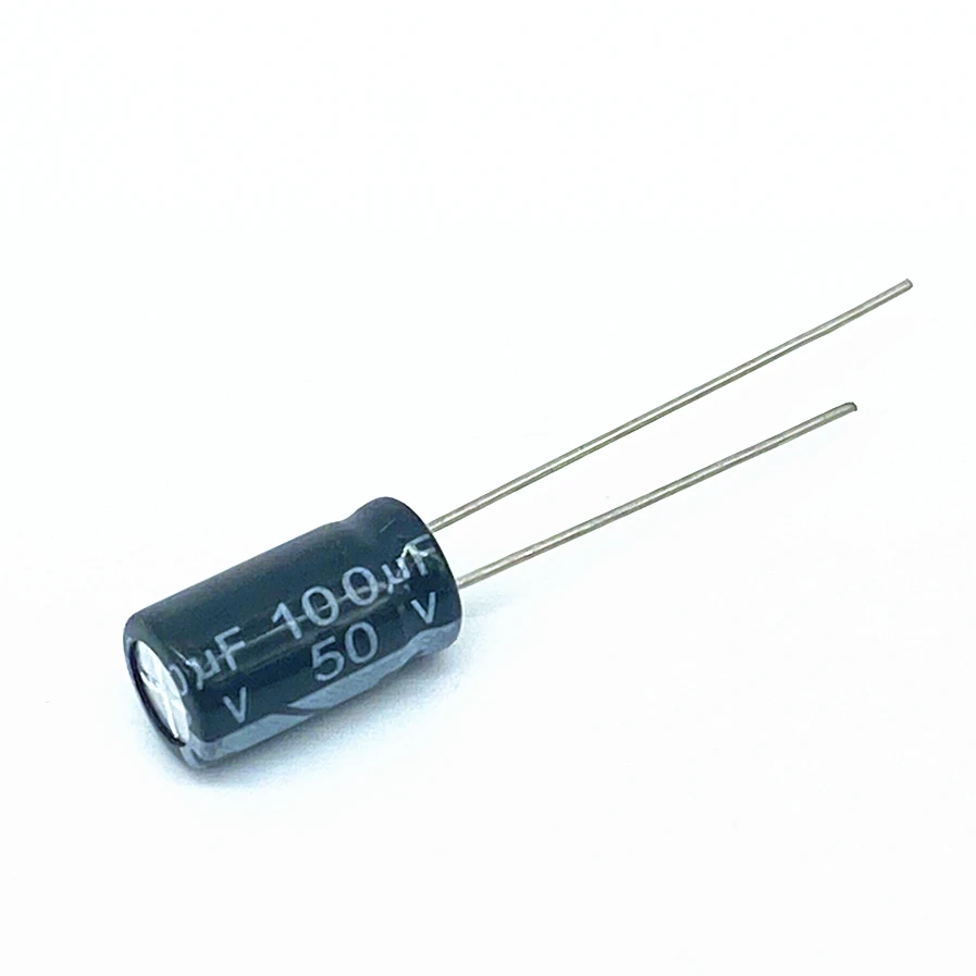 20PCS Higt quality 50V100UF 8*12mm 100UF 50V 8*12 Electrolytic capacitor