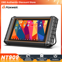 FOXWELL NT909 OBD2 Bidirectional Scan Tool ECU Coding All System Car Diagnostic Tools CANFD AutoAuth OBD2 Automotive Scanner