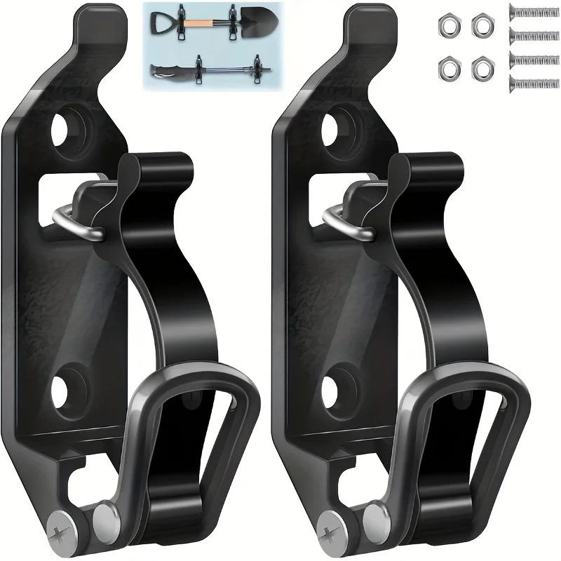 Car Roof Rack Shovel Mount Kits Quick Release Axe Fixing Kit Metal Rubber Clamp For Truck Boat Roof Rack Home Garage