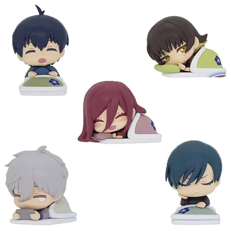 

BLUE LOCK Action Figure Sleep Gacha Cute Cartoon Ornament Bachira Meguru Nagi Seishiro Chigiri Hyoma Isagi Yoichi Model Toy