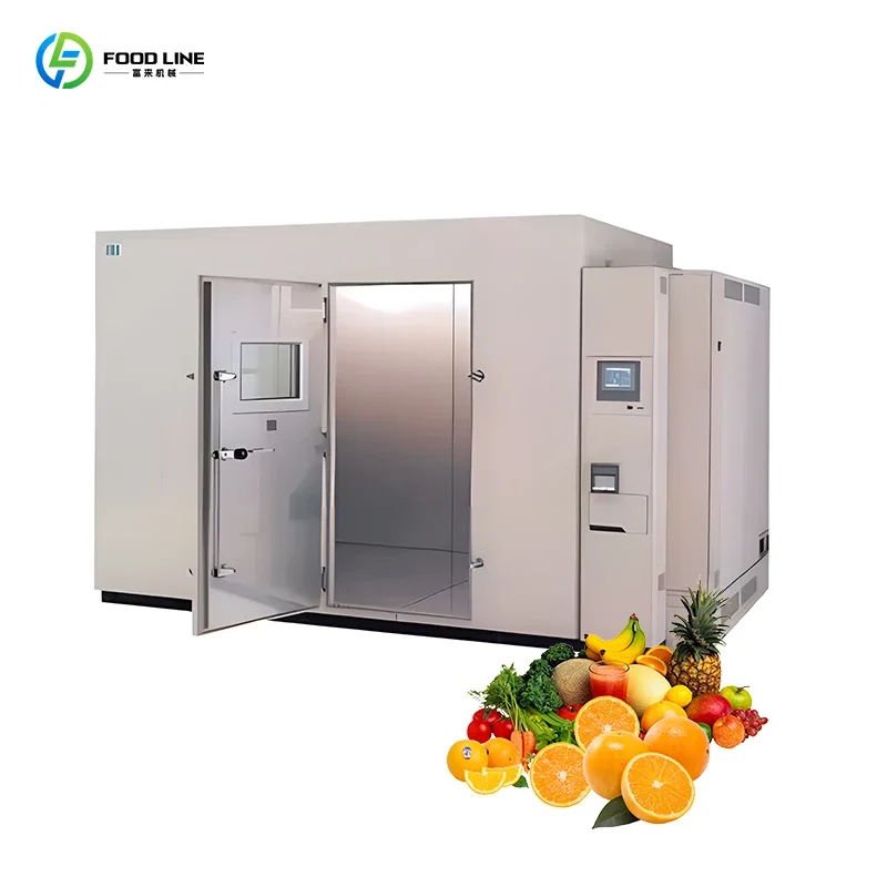Customized Wholesale Industrial Cold Storage Room Equipped With Refrigeration Unit For Commercial Meat Seafood Fruit