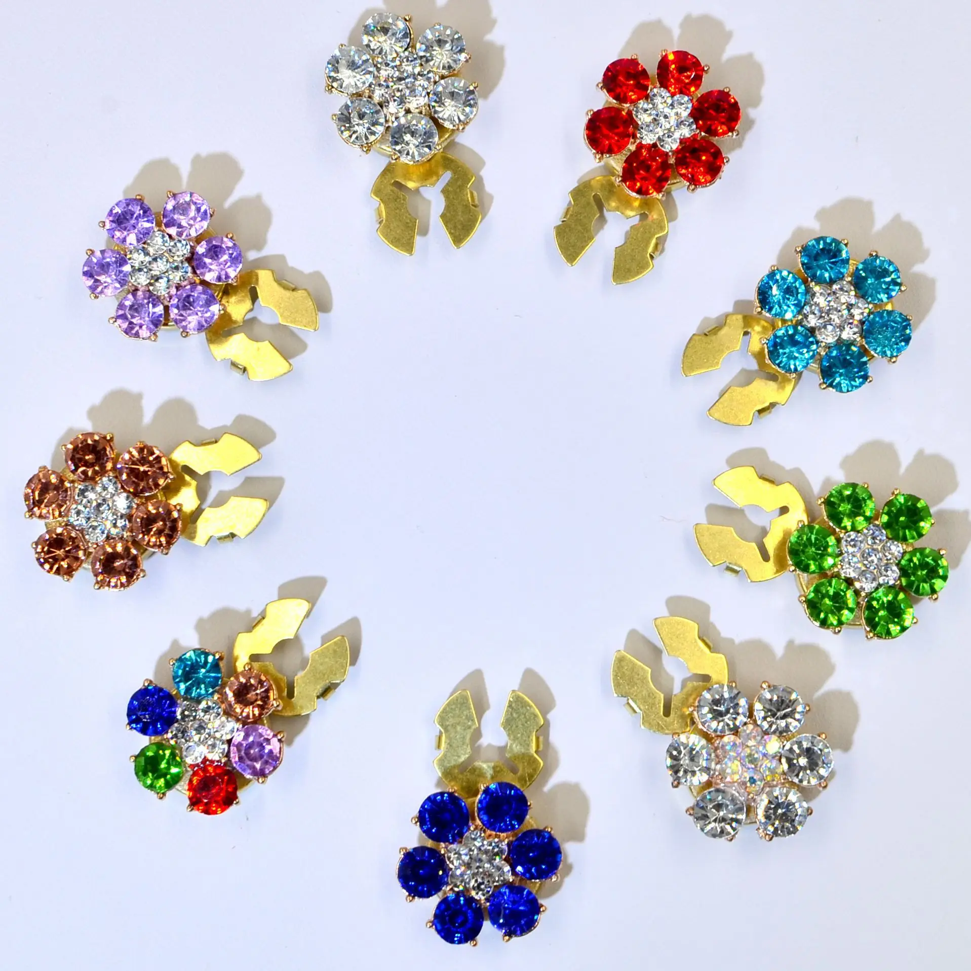 2 Pièces – Nouveaux Cache-Boutons en Cristal de Haute Qualité pour Vêtements DIY, Décoration de Boutons en Alliage pour Chemises et Manches