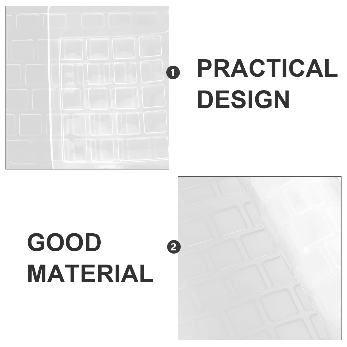 Keyboard Protector for KB216 Transparent Grid Silicone Cover Anti Dust Waterproof Protective Film Fits Laptop US Layout