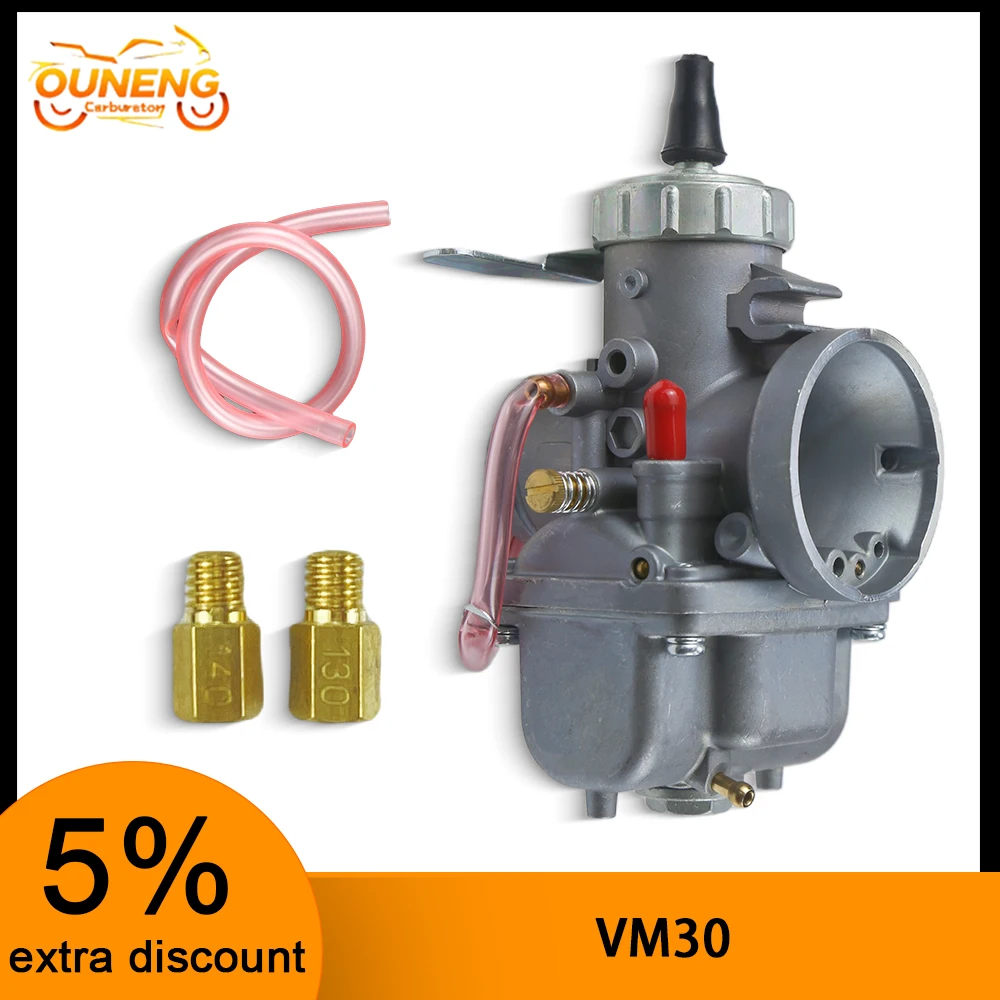 

VM30 Motorcycle Carburetor For Mikuni PZ30J VM30 30mm VM30-83 KZ400 Round Slide Spigot 2/4 Stroke Dirt Bike ATV