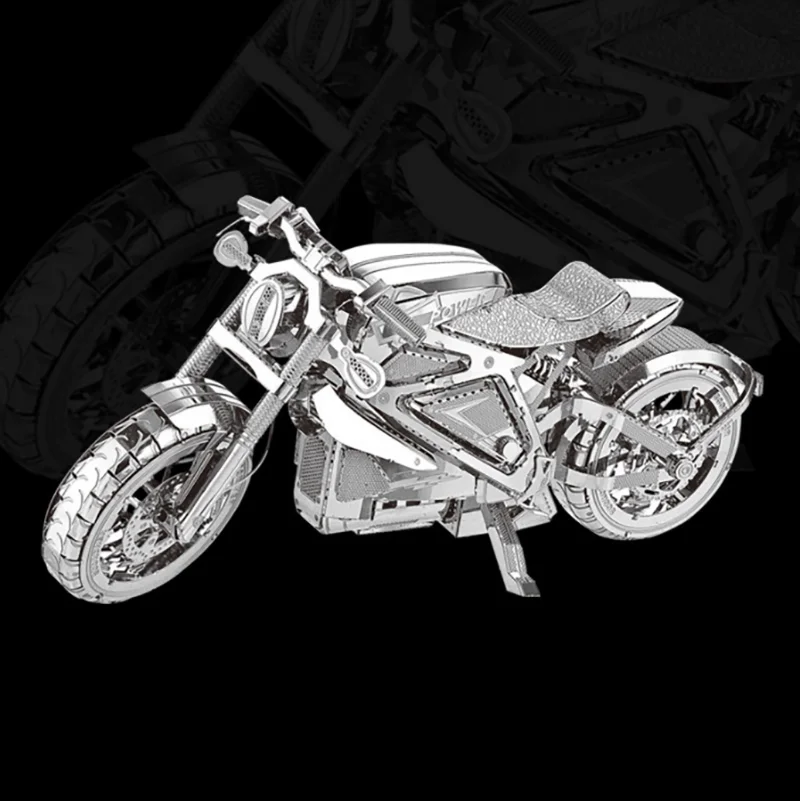 motorbike 3D Metal Puzzle  model kits DIY Laser Cut Puzzles Jigsaw Toy For Children