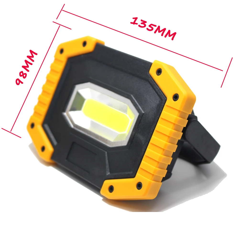 Imagem -03 - Portable Cob Work Light For Outdoor Camping Farol Usb Rechargable Lanterna Iluminação de Emergência Searchlight Lamp Modos