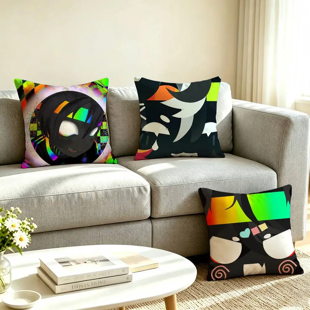 S-Spoke Unstable Universe SMP Square Double-Sided printed Pillow Case Bedroom Bedside Pillow Sofa Cushion Cover