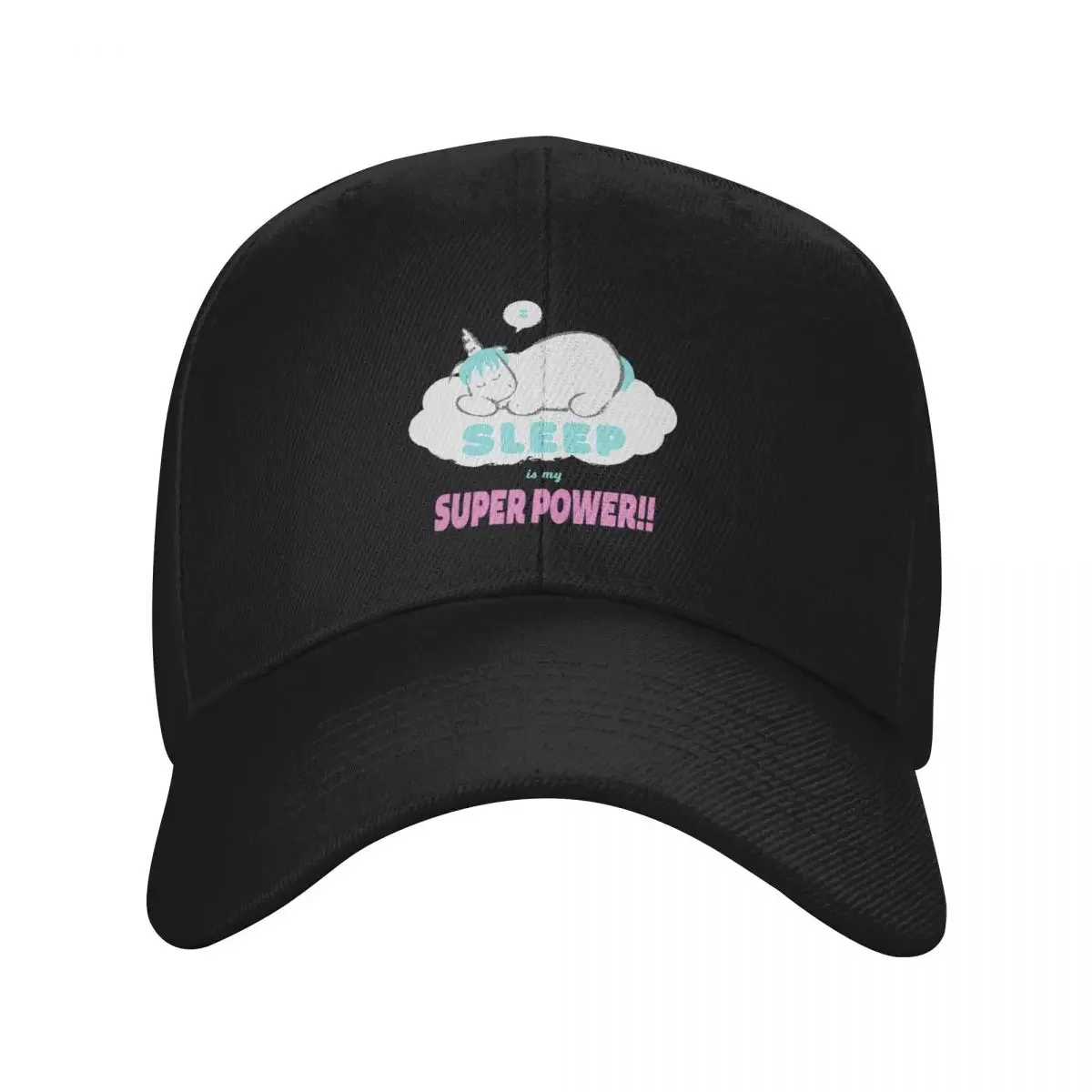 SLEEP is my super power!! Baseball Cap Hat Man Luxury tea Hat Mens Hats Women's