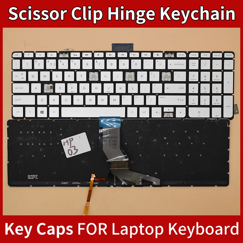 Replacement Keycap Key Cap Scissor Clip Hinge For HP 15-DY 15M 15g-br 15g-bx15s-eq 15s-er 15s-fr 15s-fq 15Q-BD 15-CC