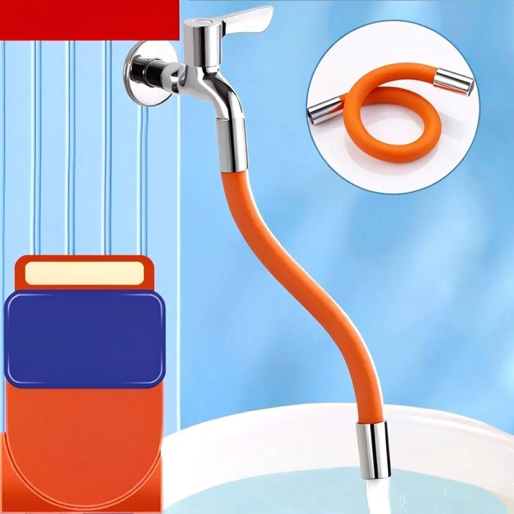 Adjustable Faucet Extension Pipe Universal Flexible Sink Hose Kitchen Water Saving Sprayer Bathroom Faucet Accessory