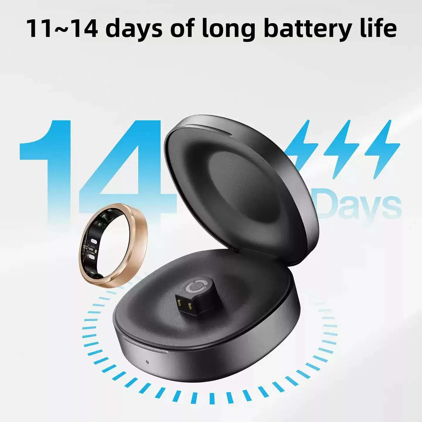 RingConn Gen 3 AI Smart Ring Insight Sleep Heart Rate Blood Oxygen 14 Days Long Battery Life Multi-function 2026 New Model