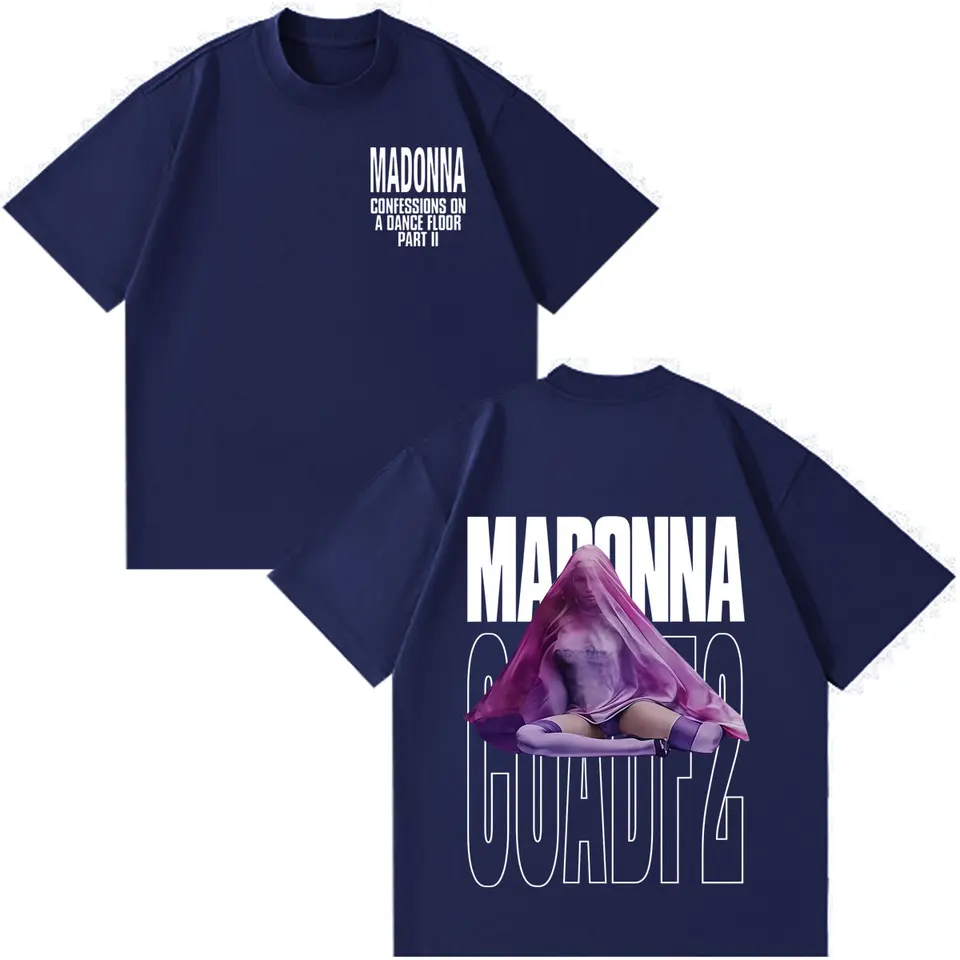 Madonna CONFESSIONS II Album Tour 2026 Print T Shirt Men Women