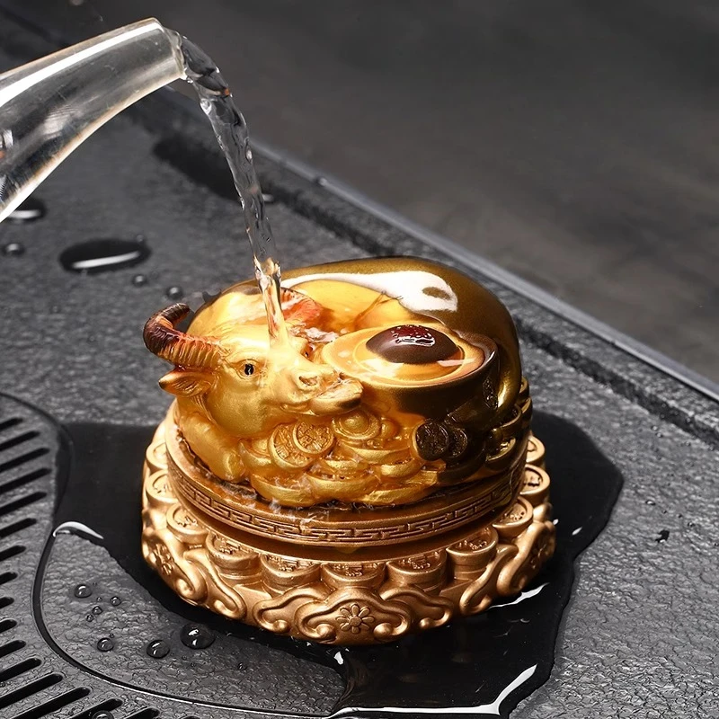 

Color-changing Tea Pet Ornament Exquisite Tea Table Handmade Decorations Cartoon Tea Pets Resin Handicrafts Home Decoration