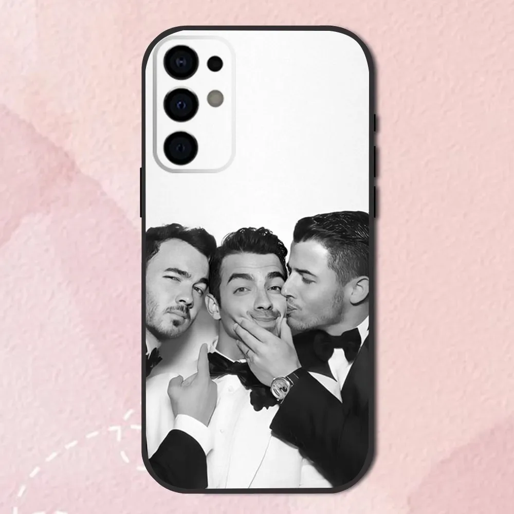 Band J-Jonas B- Brothers  Phone Case For Samsung S24,S21,S22,S23,S30,Ultra,S20,Plus,Fe,Lite,Note,10,9,5G Black Soft Shell