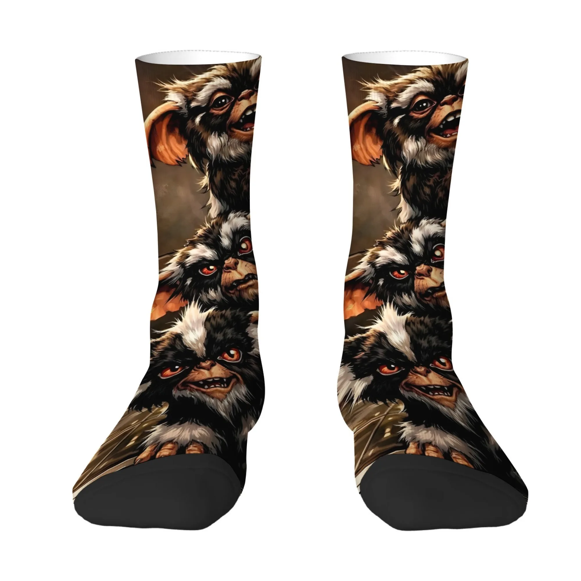 Funny and Quirky Monkey Men's Socks Street Style Novelty Retro Harajuku Style Outdoor Sports Socks Soft and Breathable Socks