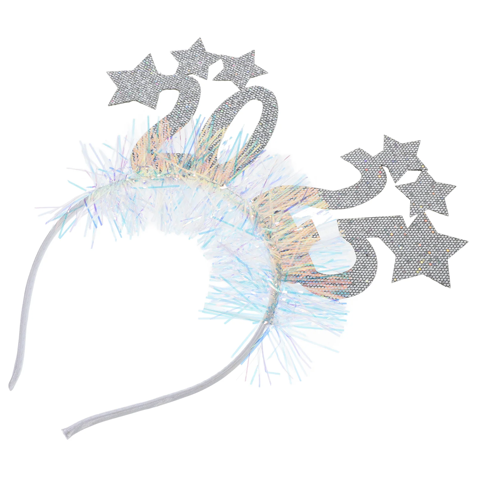 Symphony Star Headband New Year Photo Booth Props Women Headbands Glasses Years Party Supplies Latte Women's