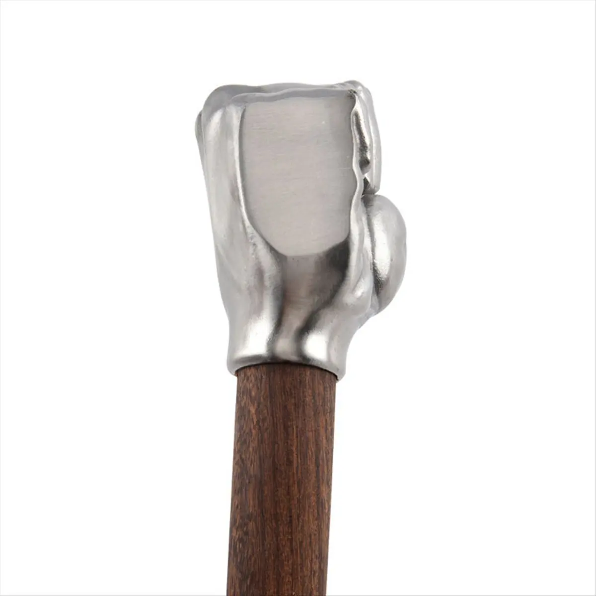 BHBL Stainless Steel Fist Shape Hammer Wood Handle for Home Outdoor Camping Hammer Decorative DIY Projects