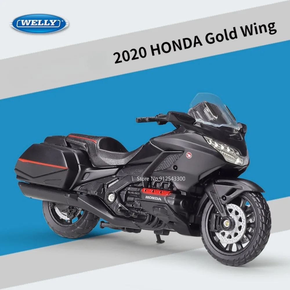 1/18 2020 HONDA GOLD WING Toy Motorcycle Model Alloy Diecast Simulation Static Model Motorcyle Toy Boys Birthday Gifts Souvenirs