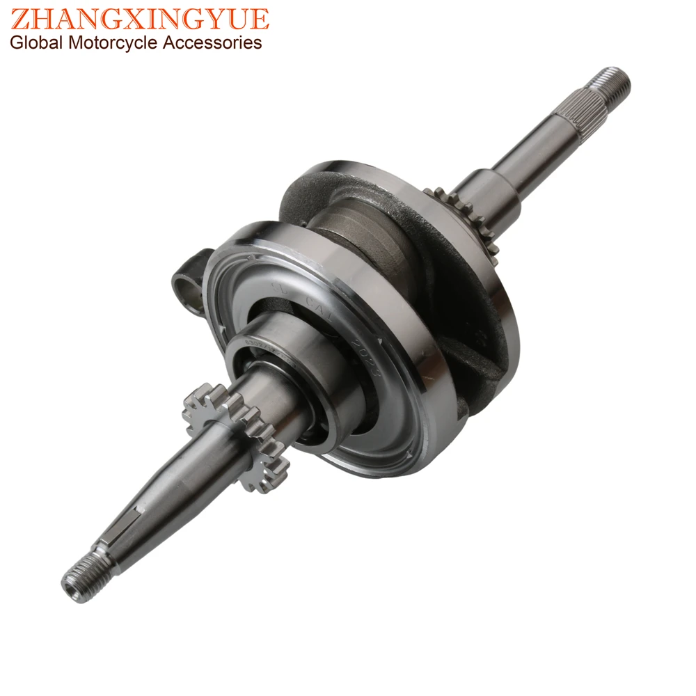 GY6 50 High Quality Crankshaft For Baotian BT49QT 50cc 139QMB 139QMA 16 Teeth 4T Engine Parts