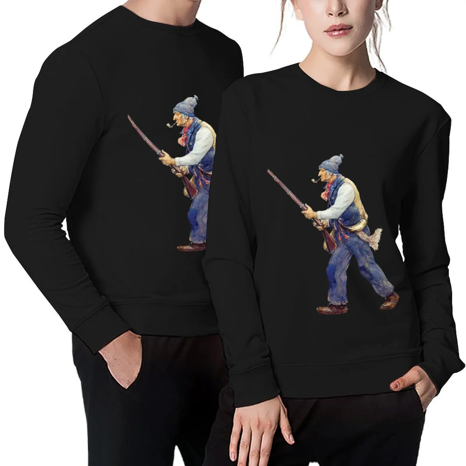 

Le Patriote Henri Julien Quebec French Patriote Drapeau Québec Rebbelion Lower Canada 1837-1838 Historical Painting 190 Pullover