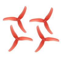 EMAX Official Babyhawk II HD Avan 3.5x2.8x3 (2CW+2CCW) Propeller Red for FPV Racing Drone RC Airplane Quadcopter