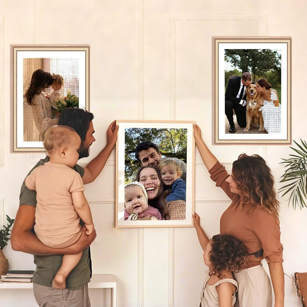 35/150/300/500/1000 szt. Personalizowane puzzle ze zdjęciem na zamówienie, puzzle dekompresyjne, mozaika, prezent urodzinowy, prezent dla ukochanej osoby