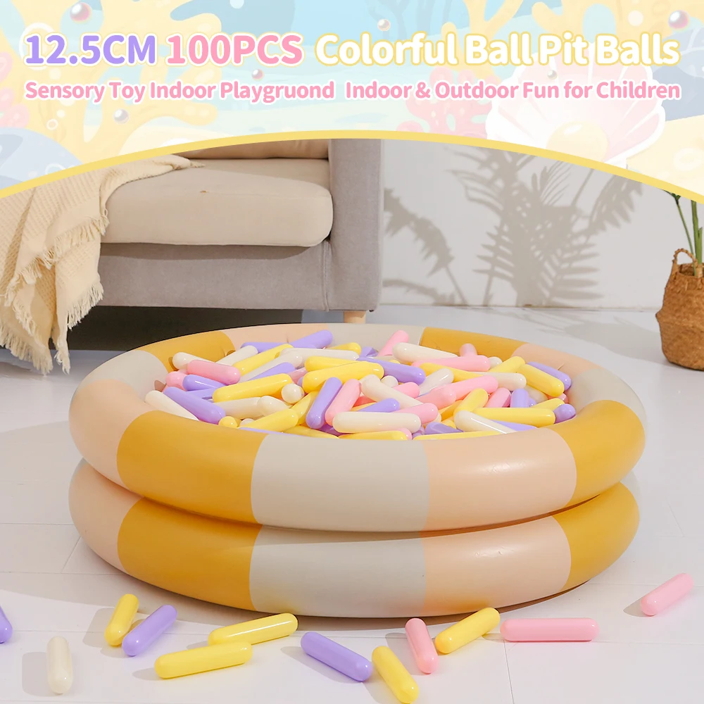 COLOBOBO Multi-functional 100pcs Plastic Ball Outdoor Water Pool Ocean Ball Funny Toys for Children Birthday/Christmas Gifts