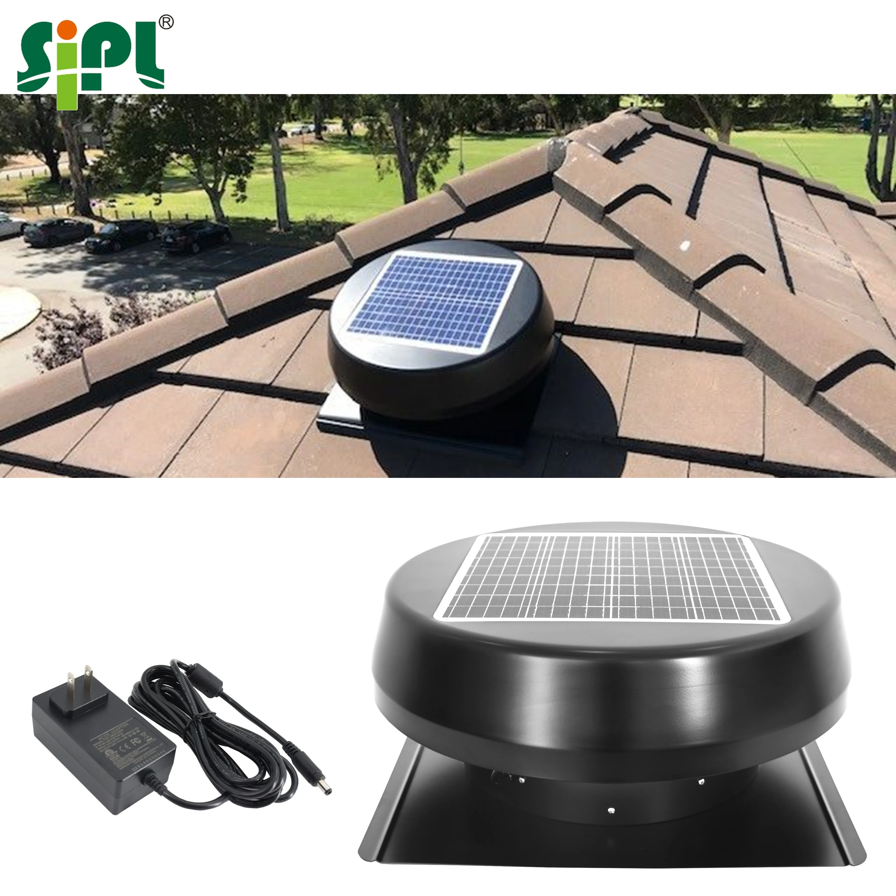 Solar Powered Home Ventilação Air Blower, telhado Turbina, Sótão Heat Exhaust Tools, 14 