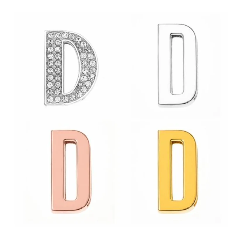 BOSHI JEWELRY 35 Stück 30 mm Schiebebuchstaben-Anhänger für die Schmuckherstellung, Damen-Armband, Alphabet A-Z, DIY-Zubehör, Schlüsselanhänger, Haustierhalsband, 1 Stück 5