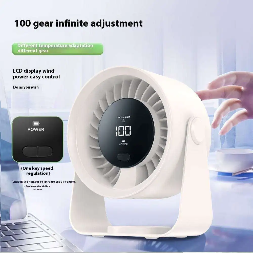 Universal Serial Bus Powered Portable High-Speed ​​360° Rotating RV Ceiling Fan Adjustable Vehicle Fan for RVs and Camping