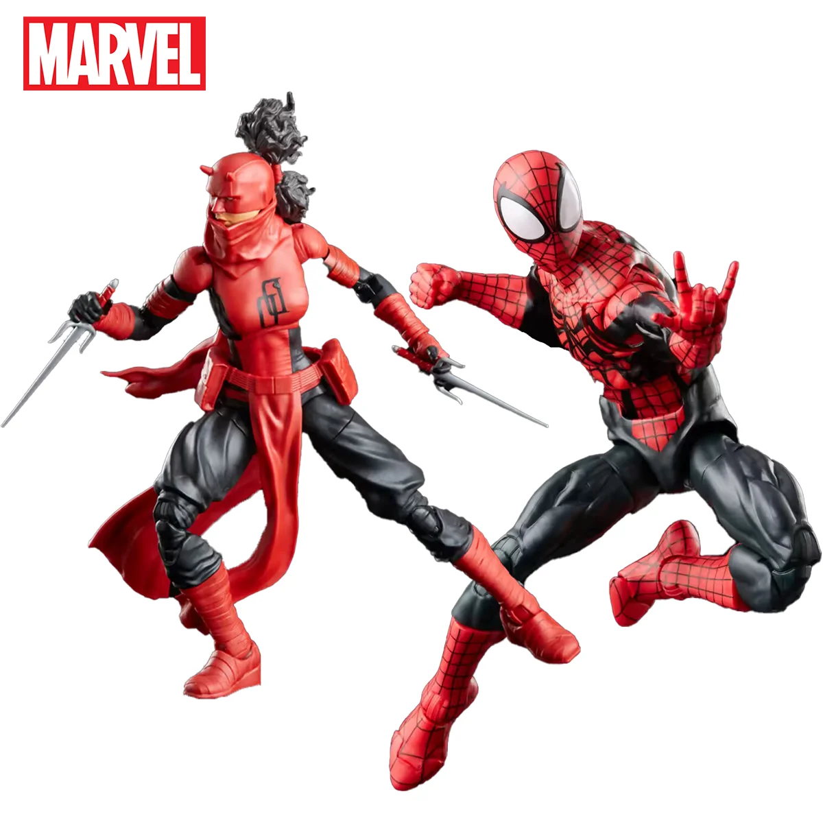 Marvel Legends Retro Spiderman Ben Reilly Miles Morales Elektra Daredevil  6