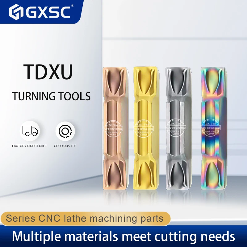 TDXU 200 300 400 High Quality Grooving Blade CNC Lathe Carbide Inserts Metal Turning Tools Stainless Steel Hardened Steel