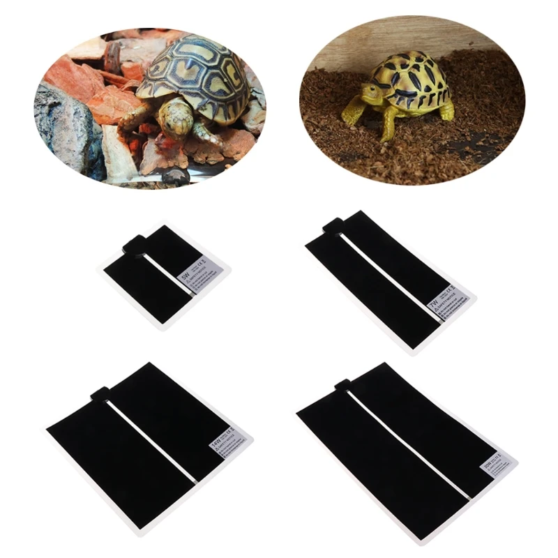 Reptile Heat Mat Warm Hydroponic Heating Pad 20W/14W/7W/5W for Snake Lizard Terrarium Greenhouse Germination B03E